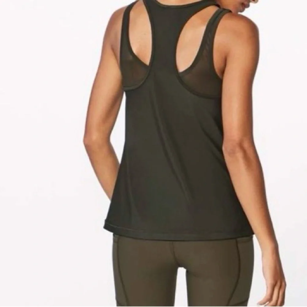lululemon athletica Black Racerback Sports Tank
